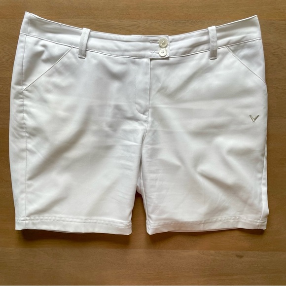 Callaway White Golf Shorts - Picture 1 of 8